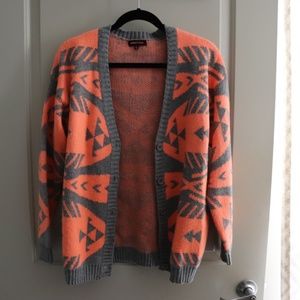 Tribal Print Cardigan